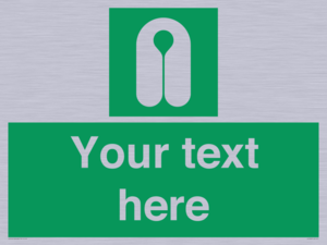 Custom sign safe condition Lifejacket